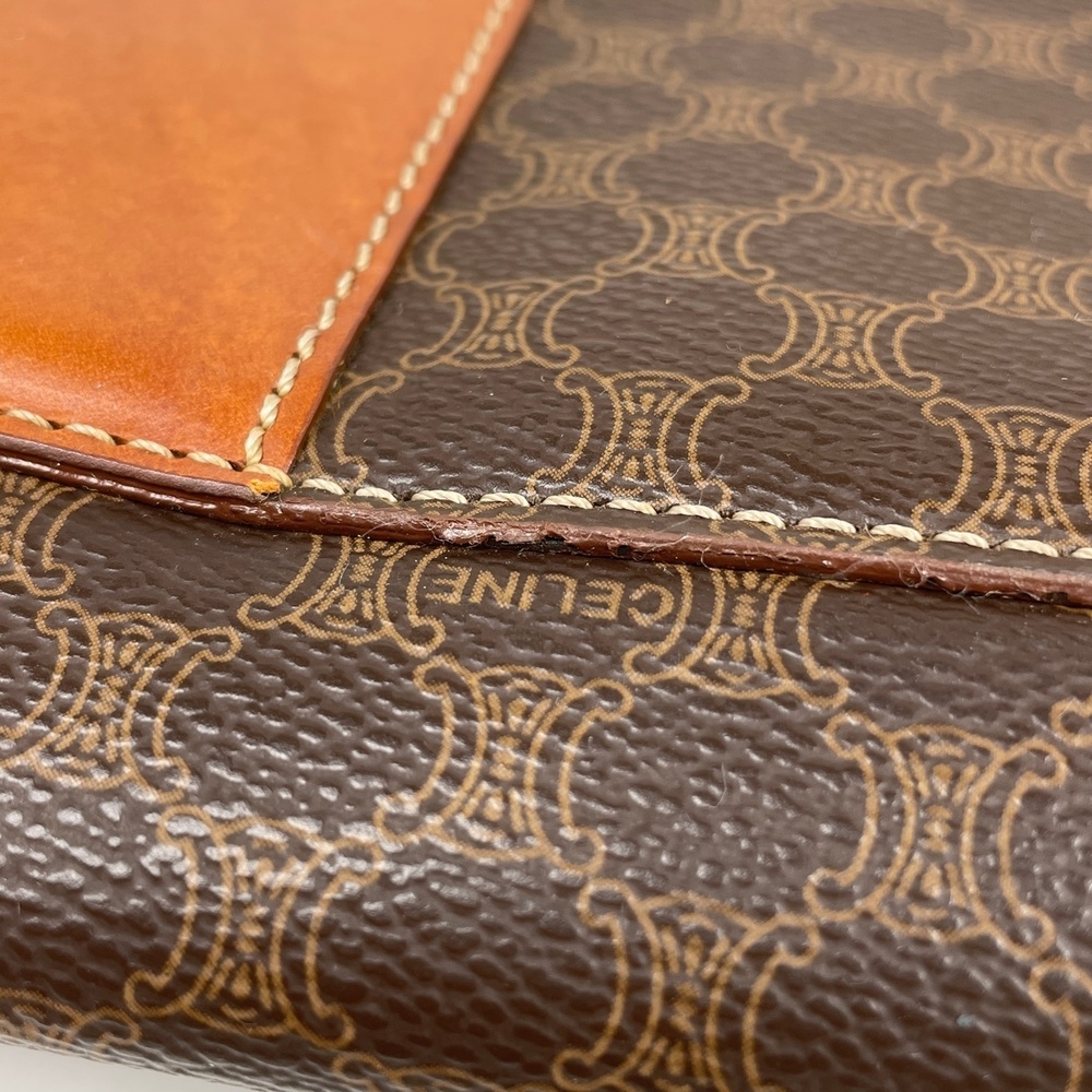 Celine Macadam Pattern Business Bag Coated Canvas… - image 3